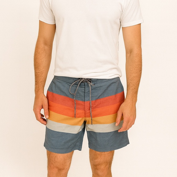 Goodfellow & Co Other - Goodfellow & Co. Men’s Striped Swim Trunks Board Shorts Size 32